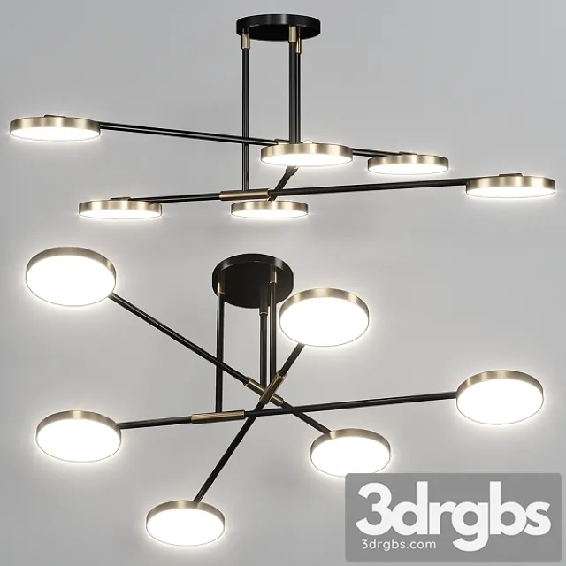 Molecular Led Lamp 3D Model Download