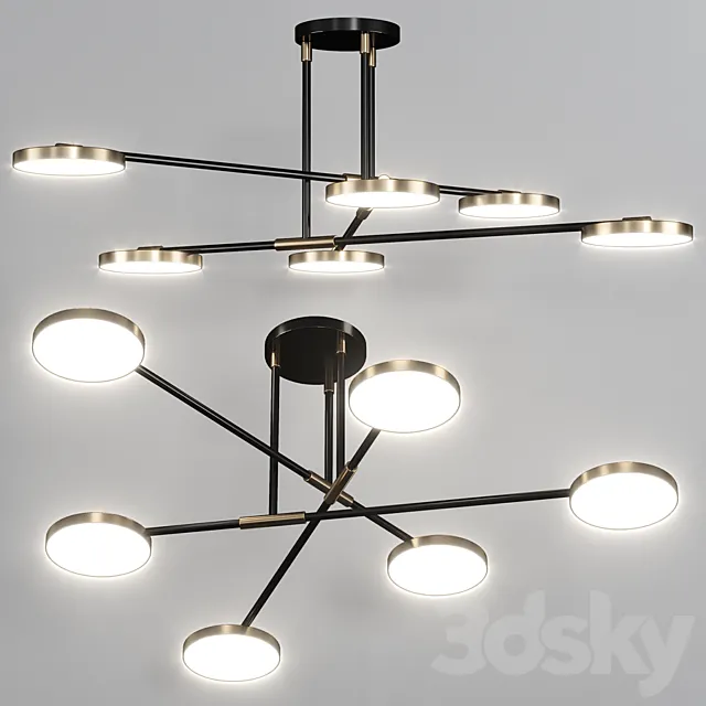 Molecular Led Lamp 3D Model Molecular Led Lamp 3D Model