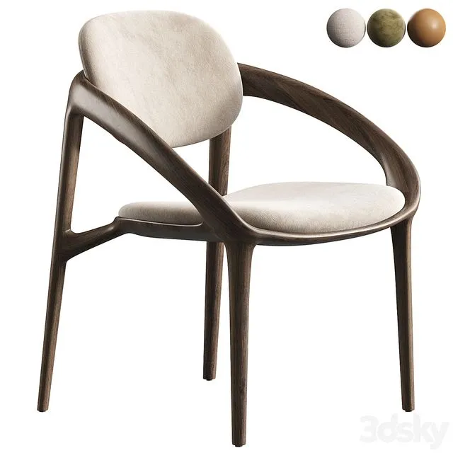Molly Dining Chair 3D Model Molly Dining Chair 3D Model