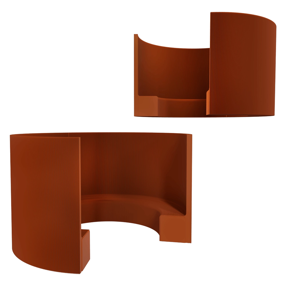 Molo – Bench benchwall 3D Model