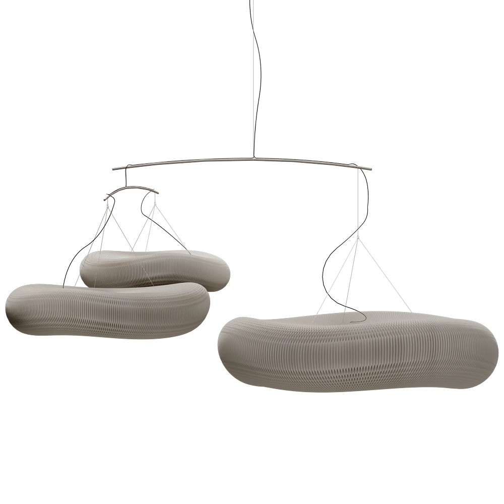 Molo – Pendnat lamp Large Cloud Mobile 3D Model Molo – Pendnat lamp Large Cloud Mobile 3D Model