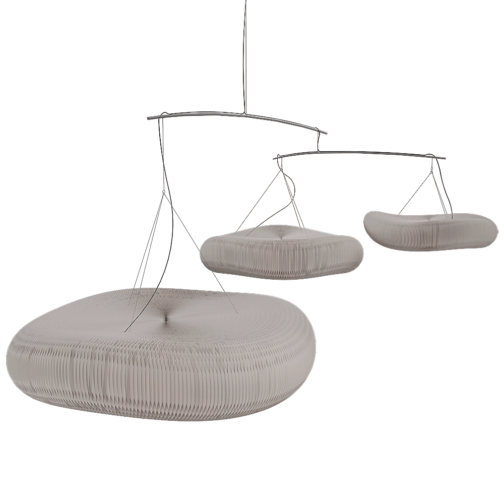 Molo – Pendnat lamp Medium Cloud Mobile 3D Model Molo – Pendnat lamp Medium Cloud Mobile 3D Model