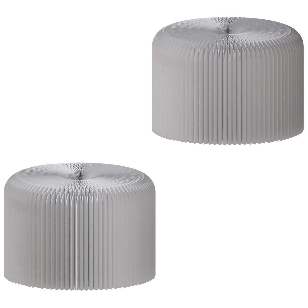 Molo – Stool Folding Paper 305-405 mm 3D Model