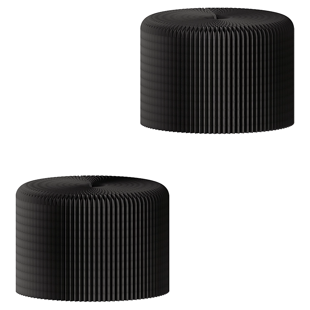 Molo – Stool Folding Paper 455-610 mm 3D Model