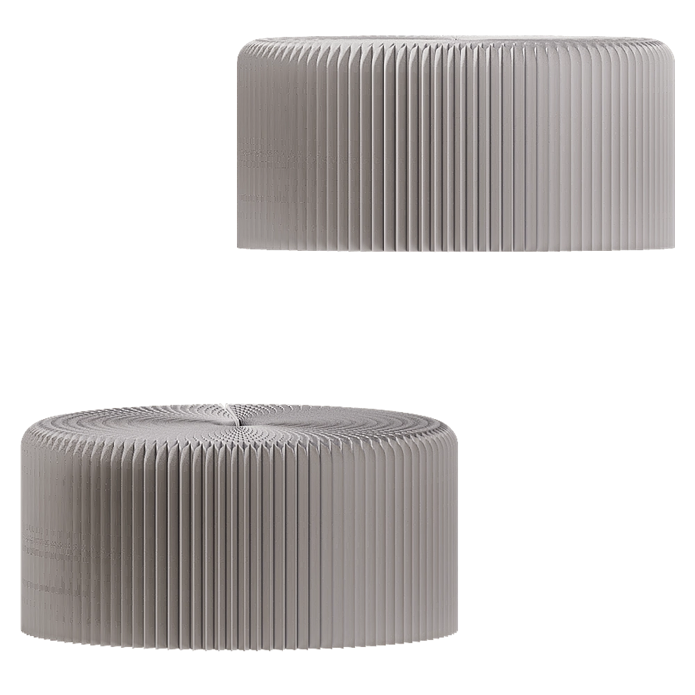 Molo – Stool Folding Paper 455-915 mm 3D Model