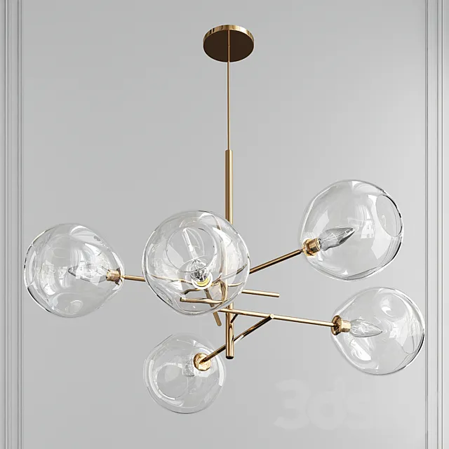 Molten chandelier 3D Model
