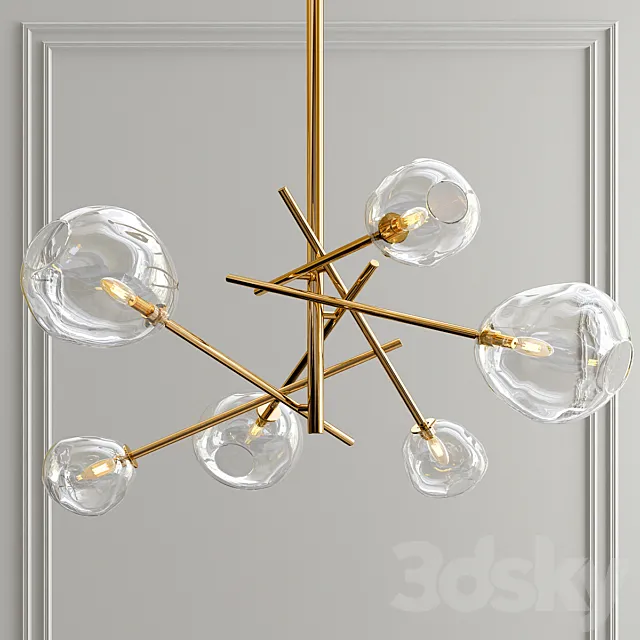 Molten chandelier 3D Model