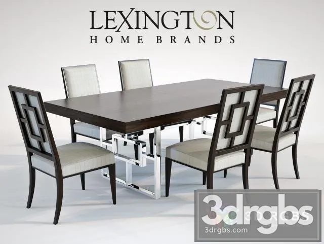 Molteni Barbican chairs set 3D Model Download