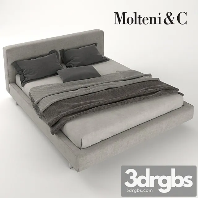 Molteni Bed 3 3D Model Download Molteni Bed 3 3D Model Download