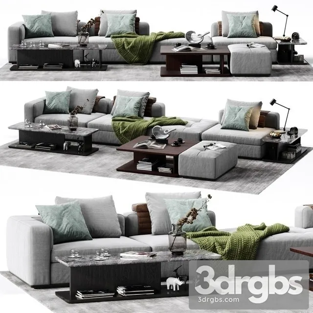 Molteni C Albert Sofa 3D Model Download Molteni C Albert Sofa 3D Model Download