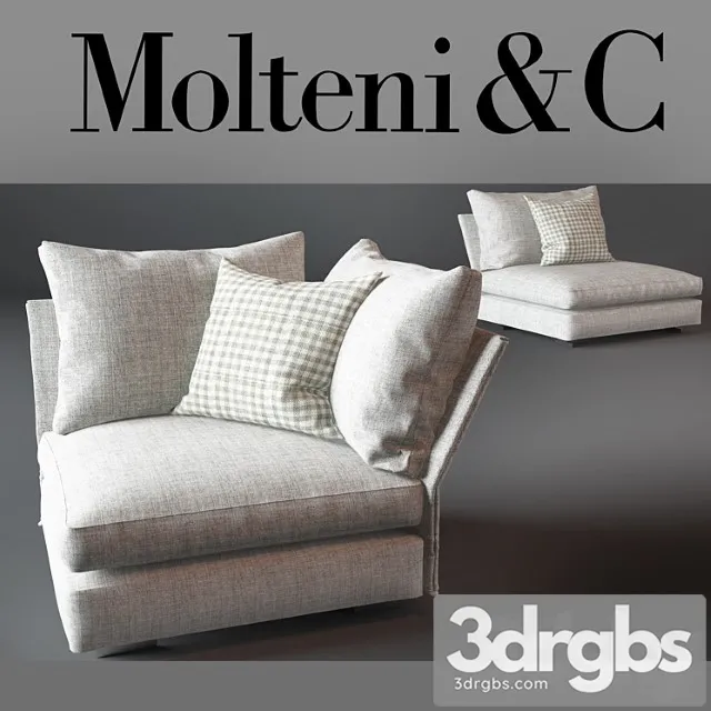 Molteni C Holiday Sofa 1 3D Model Download Molteni C Holiday Sofa 1 3D Model Download