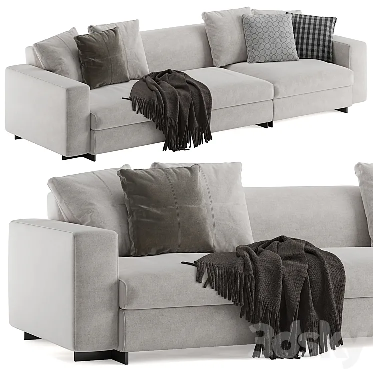 Molteni & c turner sofa 3D Model Free Download Molteni & c turner sofa 3D Model Free Download