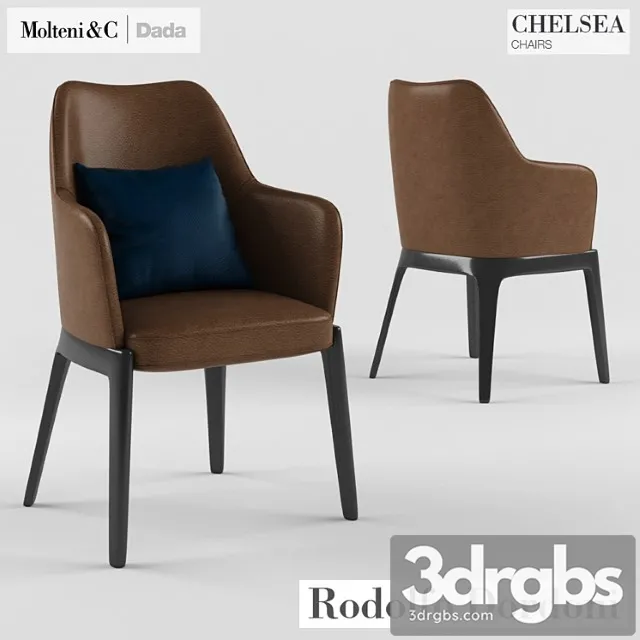 Molteni chelsea armchair 2015 2 3D Model Download Molteni chelsea armchair 2015 2 3D Model Download