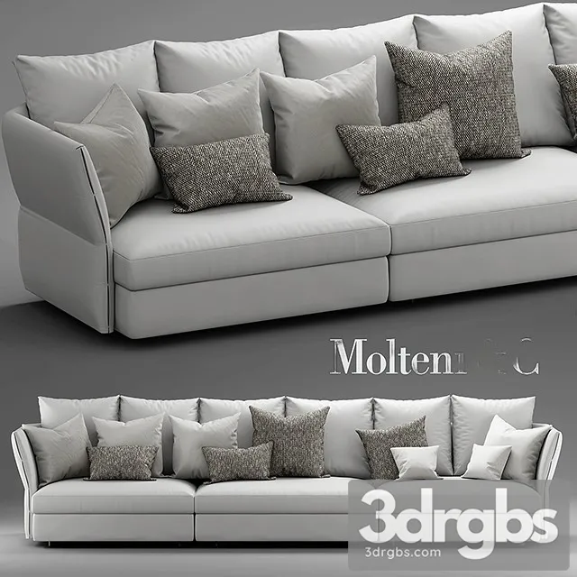 Molteni Holiday Sofa 02 3D Model Download Molteni Holiday Sofa 02 3D Model Download