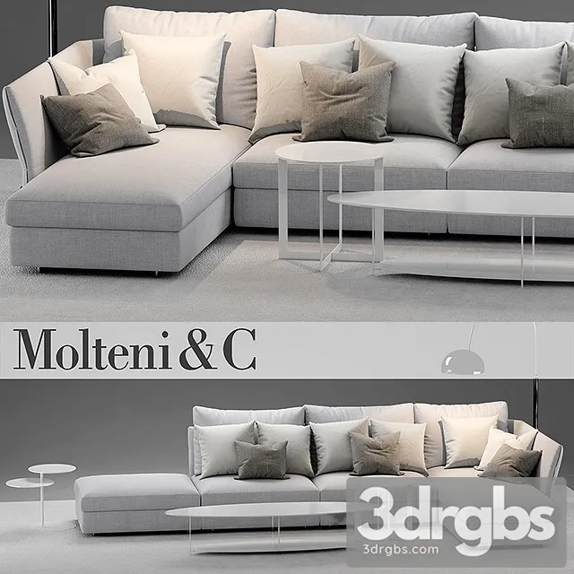 Molteni Holiday Sofa 03 3D Model Download Molteni Holiday Sofa 03 3D Model Download