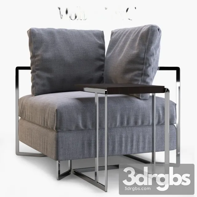 Molteni Large Armchair 3D Model Download Molteni Large Armchair 3D Model Download