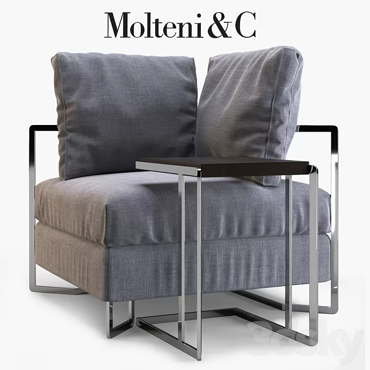 Molteni Large armchair 3D Model