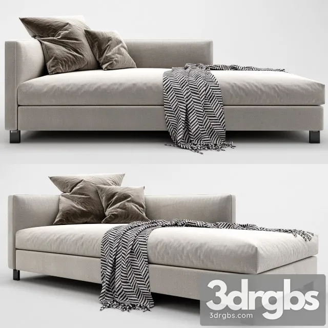 Molteni Lucas Chaise Lounge 3D Model Download Molteni Lucas Chaise Lounge 3D Model Download