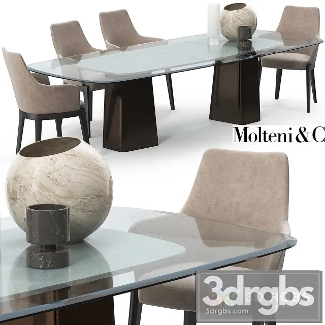 Molteni Mayfair Set 3D Model Download
