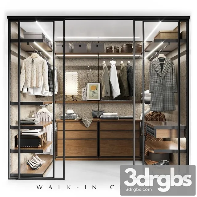 Molteni WALK IN Closet 3D Model Download