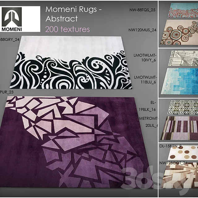 Momeni rugs – abstract 3DModel Momeni rugs – abstract 3DModel