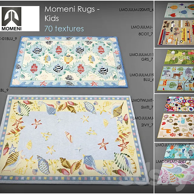 Momeni rugs – kids 3DModel Momeni rugs – kids 3DModel