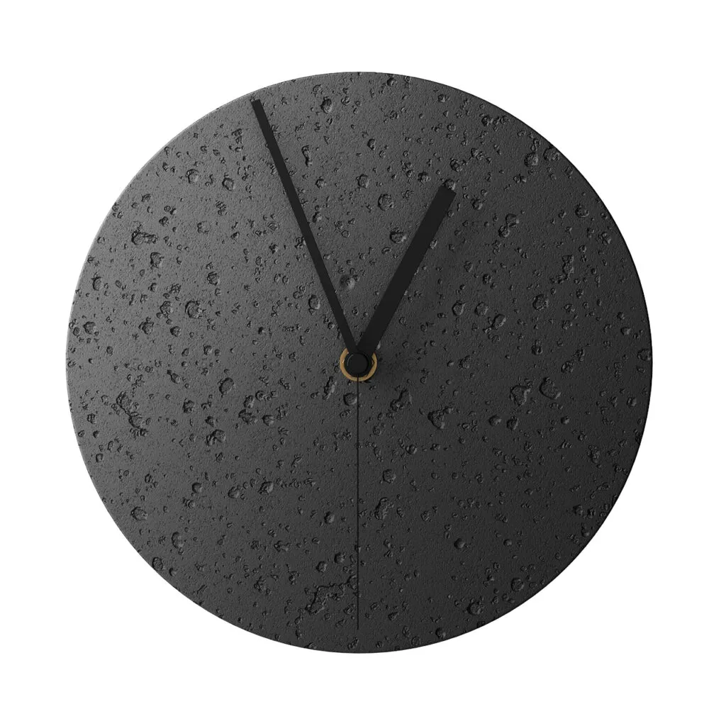Moment Wall-Mounted Stone Clock by Buzao