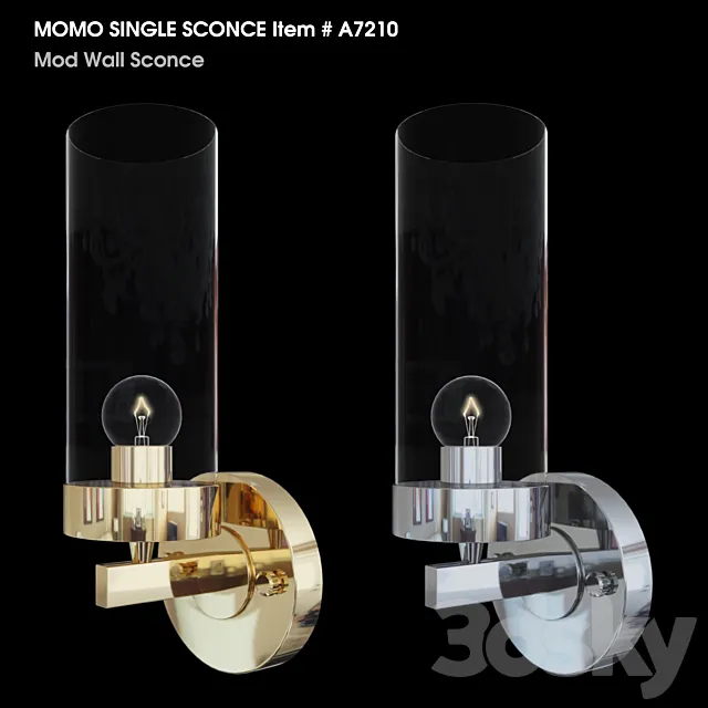 MOMO SINGLE SCONCE Item # A7210 3DModel