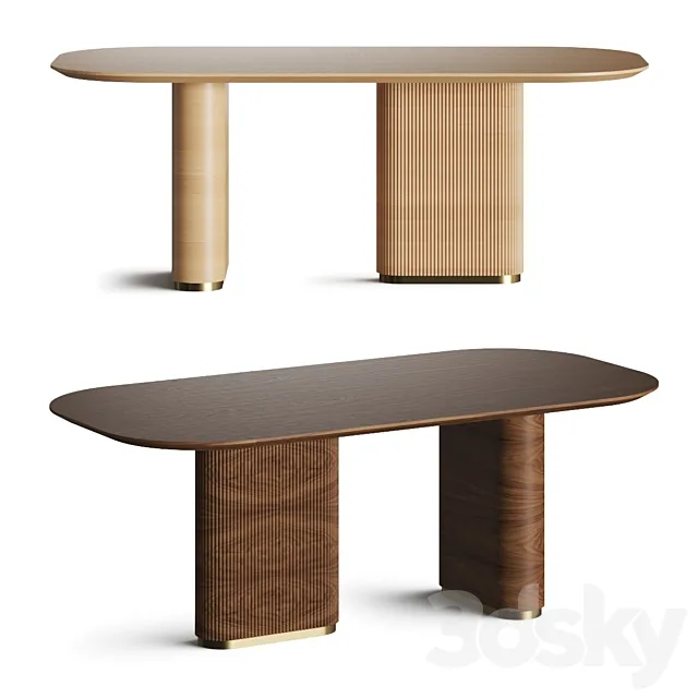 Momocca Dania Dining Table 3DModel Momocca Dania Dining Table 3DModel