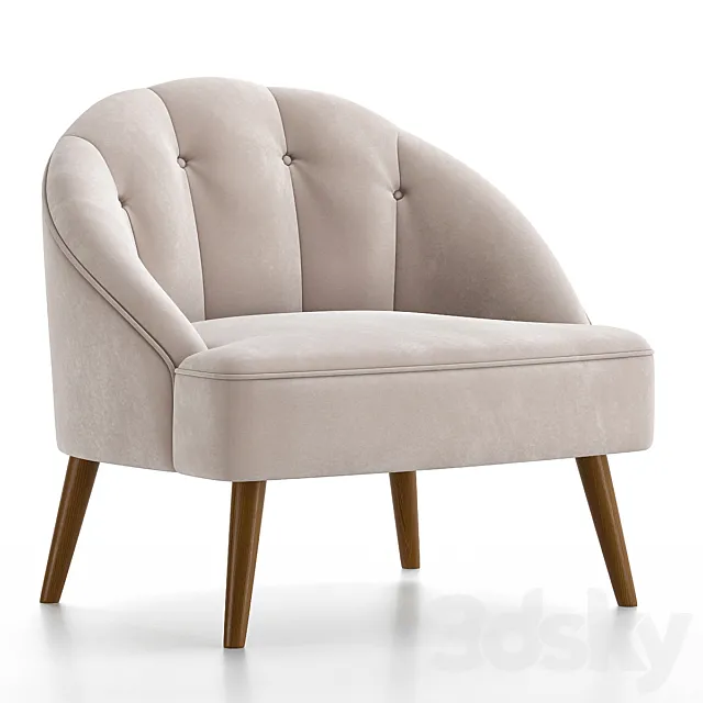 Mona Armchair 3D Model