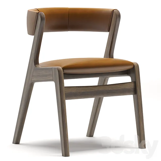 MONACO ash chair – Laskasas 3D Model