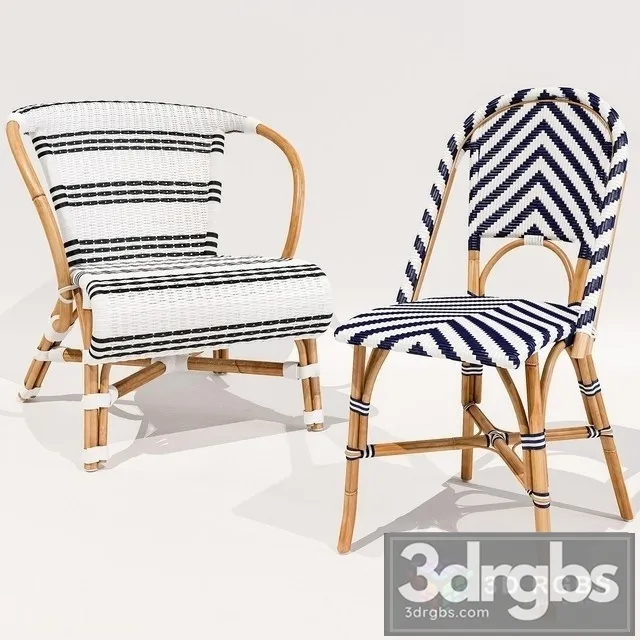 Monaco Chevron Riviera Chairs Serena Lily 3D Model Download Monaco Chevron Riviera Chairs Serena Lily 3D Model Download