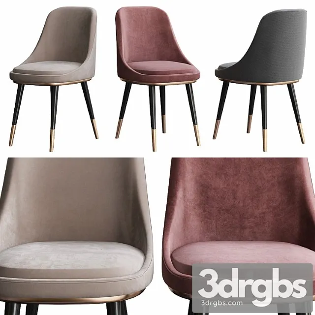 Monaco dining chair frato interiors 2 3D Model Download Monaco dining chair frato interiors 2 3D Model Download