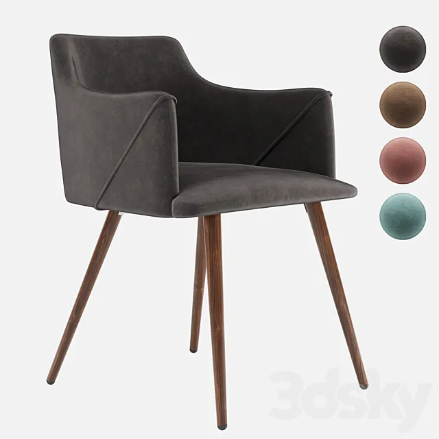 Monarch chair Stool Group 3DModel