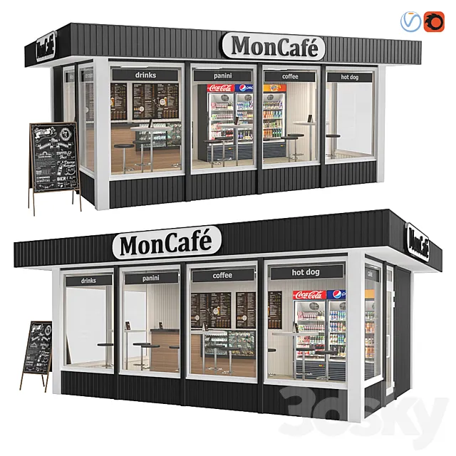 Moncafé 3D Model