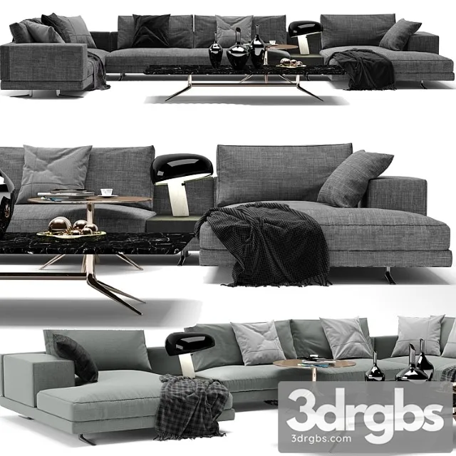 Mondrian By Poliform 2 3D Model Download Mondrian By Poliform 2 3D Model Download