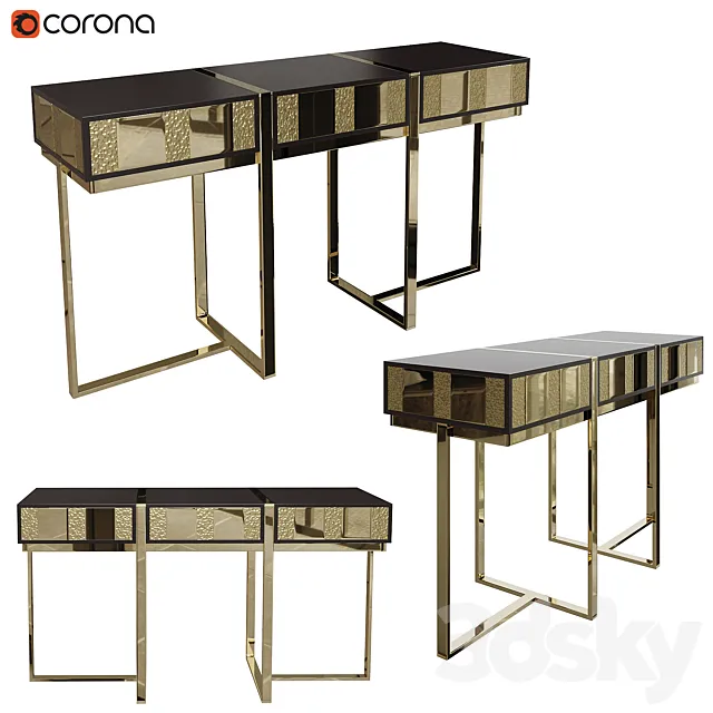 Mondrian Console 3DModel