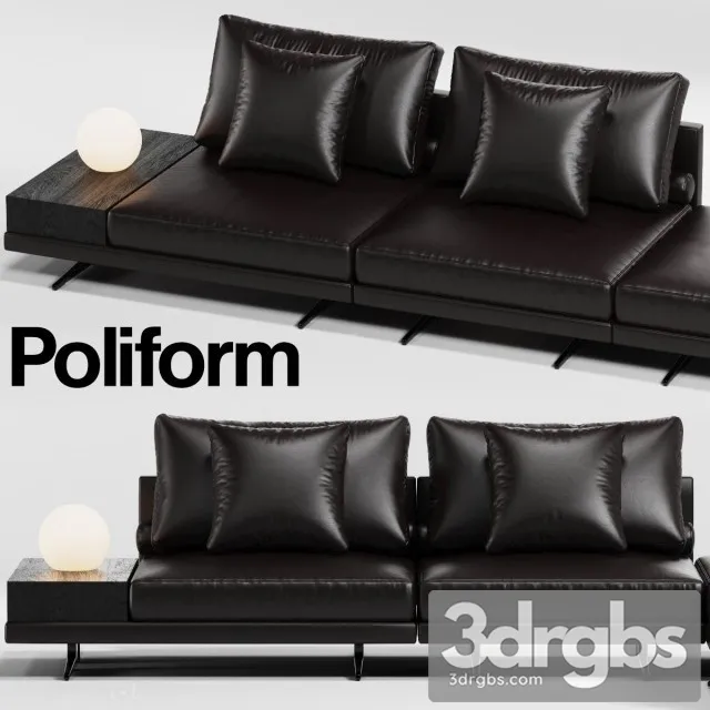 Mondrian Small Sofa 01 3D Model Download Mondrian Small Sofa 01 3D Model Download