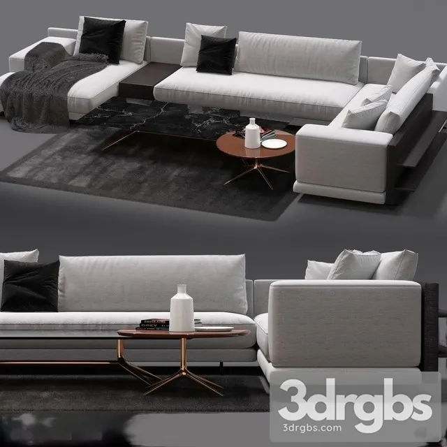 Mondrian Sofa 01 3D Model Download Mondrian Sofa 01 3D Model Download