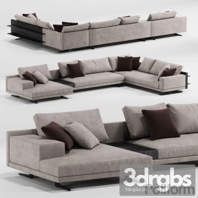 Mondrian Sofa 3D Model Download Mondrian Sofa 3D Model Download