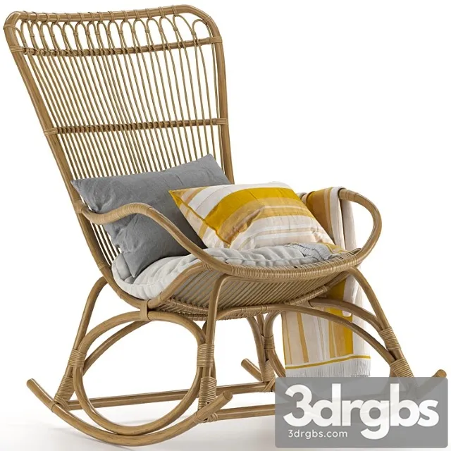 Monet Rocking Chair 3D Model Download Monet Rocking Chair 3D Model Download