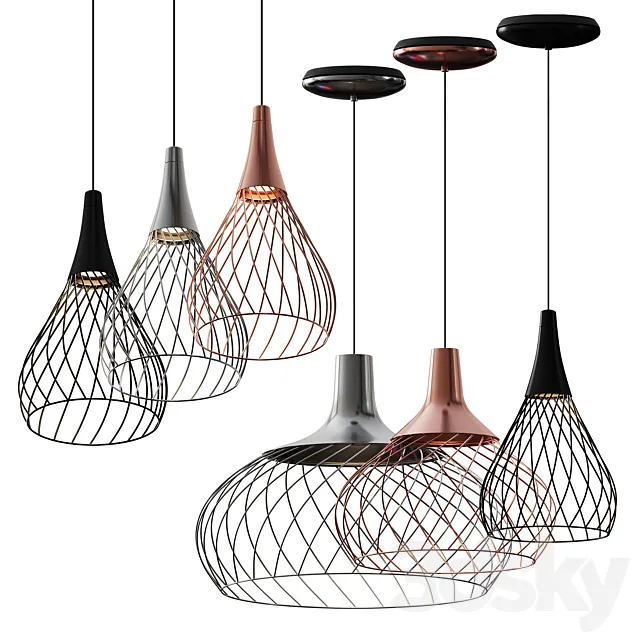 Mongolfier by Linea Light Group 3D Model