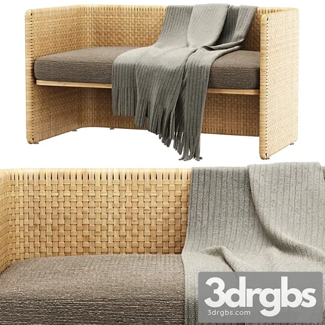 Monica rattan bench Monica rattan bench