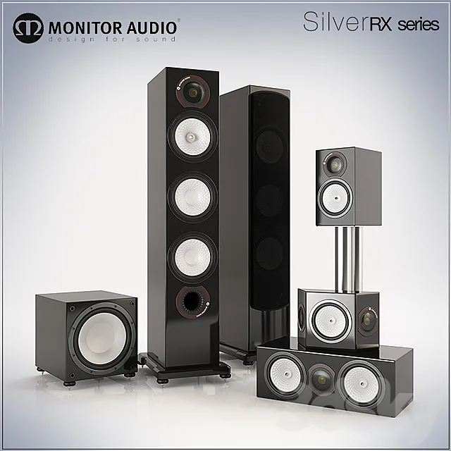 Monitor Audio Silver RX 3DModel
