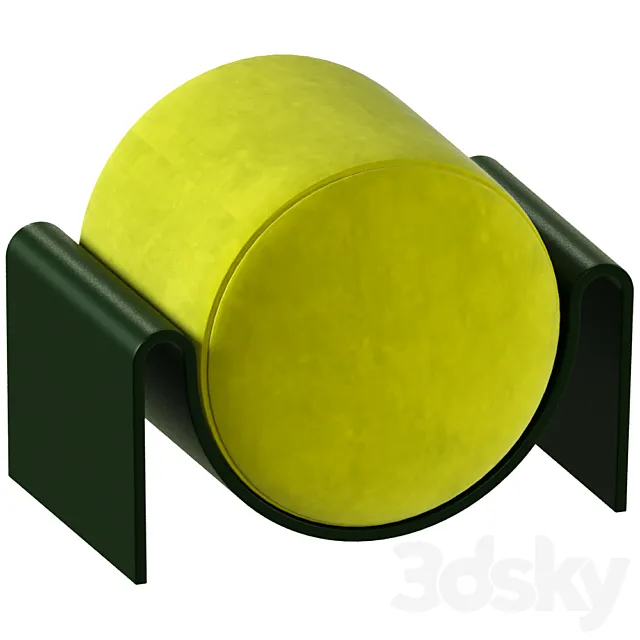 Monitor Fiberglass Stools by Asa Pingree 3DModel