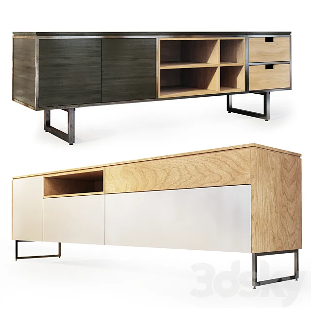 Moniz. Darwin. sideboard. tvstand by Xooon 3DModel Moniz. Darwin. sideboard. tvstand by Xooon 3DModel