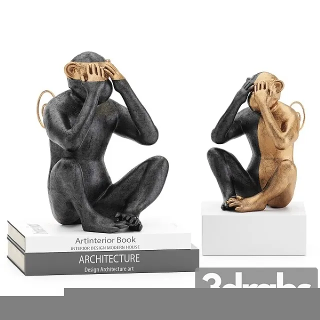 Monkey Decor 3D Model Download Monkey Decor 3D Model Download
