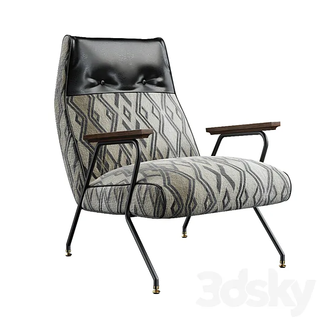 Monochromatic Quentin Chair 3DModel