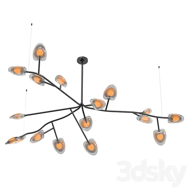 Monologue London Bocci Chandelier 3D Model Monologue London Bocci Chandelier 3D Model