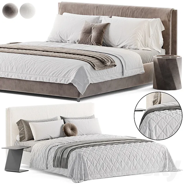 Mononova Ren Bed 3D Model Mononova Ren Bed 3D Model